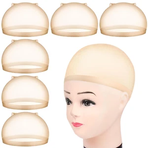 HD Wig Cap for Women, 6Pcs Wig Caps Ultra Thin Stretchy Nylon - Picture 1 of 8