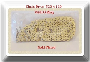 520-120 LINK With O-RING GOLD Chain Drive Fits Honda KTM Kawazaki - Picture 1 of 1