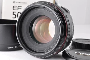 Canon Ef 50Mm F1.2L Usm Hood Complete With Accessories Original Box JAPAN #FD05 - Picture 1 of 17