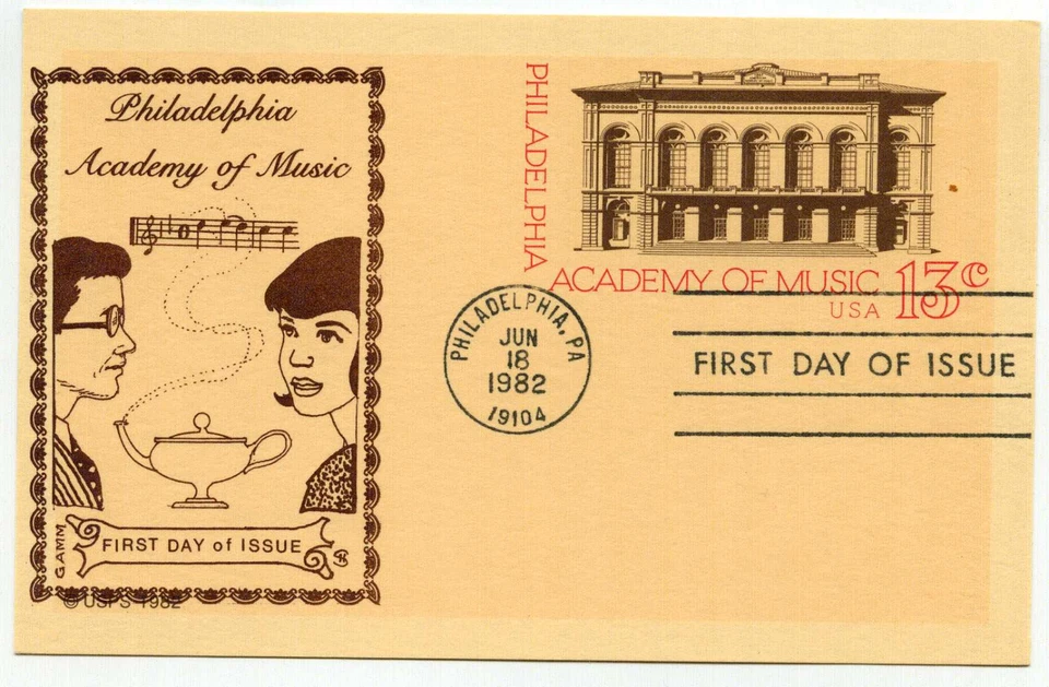 UX96 Philadelphia Academy of Music, GAMM FDC - Image 1 of 1