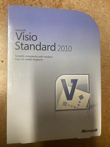 Visio 2010 Standard with SP1 Full Retail LN - Picture 1 of 4