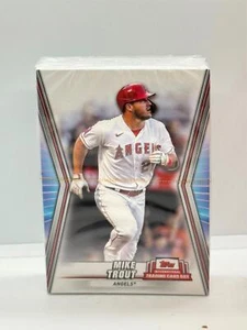 2023 TOPPS INTERNATIONAL TRADING CARD DAY SEALED PACK Trout TOP Adley BACK - Picture 1 of 3
