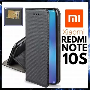 CUSTODIA PORTAFOGLIO LIBRO per XIAOMI REDMI NOTE 10S COVER FLIP MAGNETICA PELLE - Foto 1 di 6