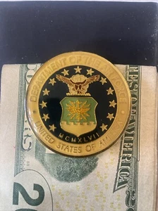 Money Clip-Department Of The Air Force. United States Of America. MCMXLVII￼ - Picture 1 of 6