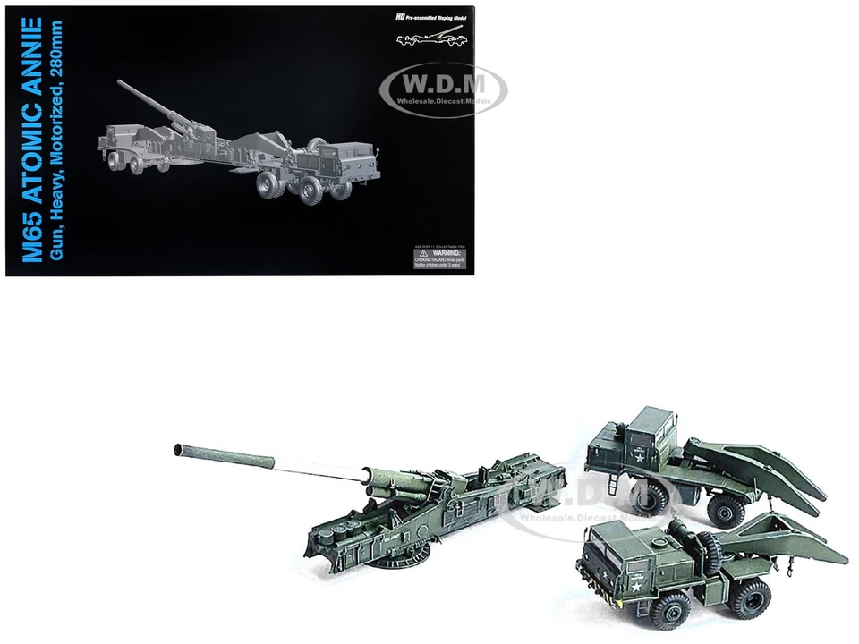 US M65 ATOMIC CANNON "ATOMIC ANNIE" FIRING MODE 1/72 BY DRAGON MODELS 63160 - Image 1 of 1