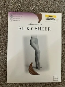 Vintage JC Pennys Sheer Caress Silky Sheer Strumpfhose kurz Little Beige 05 - Bild 1 von 4
