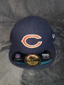 NEW ERA 59 FIFTY CHICAGO BEARS ONFIELD C HERRENMÜTZE TAILLIERT BLAU GR. 7 1/8 AUKTION - Bild 1 von 8