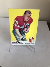 1969 Topps    #66 Ken Willard San Francisco 49ers Football Card