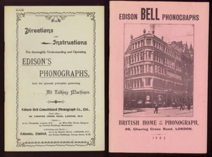 2x Reprint: Edison's Phonographs / Edison Bell Phonographs Geräte & Teile B262 - Picture 1 of 3