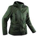 CE Armour City Scooter Ladies Textile Motorcycle Touring Motorbike Jacket Green