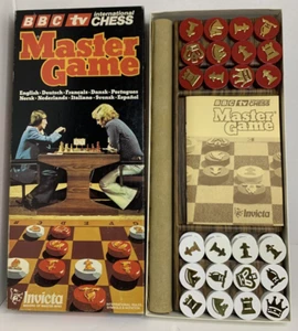 BBC Master Game International Chess 1977 Invicta OLD SHOP STOCK Complete - Picture 1 of 6