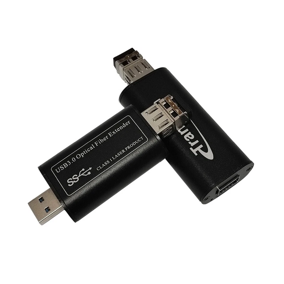 Mini USB 3.0 Fiber Extender over Single-mode Fiber to Max 820 FT, Speed 5Gbp - Image 1 of 4
