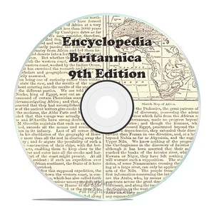 ENCYCLOPEDIA BRITANNICA, 9th Edition from 1875, 25 vol. vintage set of books DVD - Imagen 1 de 1