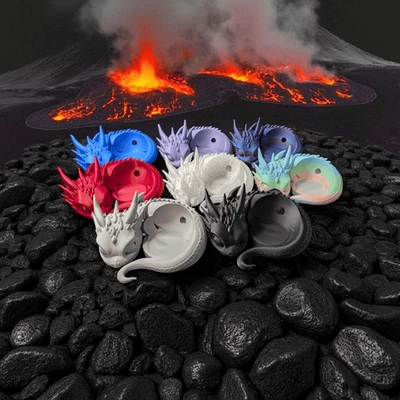 Babydrache – Echo Dot 5 Halter | Einfarbig PLA Ständer für Amazon Alexa Dot 5. - Bild 1 von 4