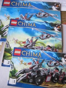 Lego Chima 70009 Part 1-3 Part 1-3 Instructions Instruction