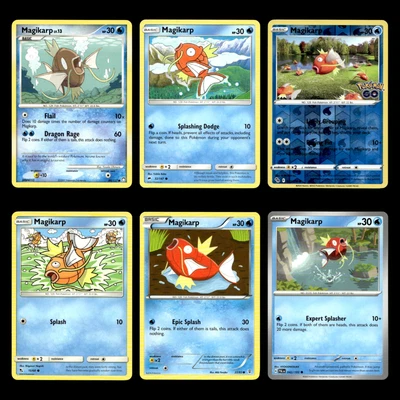 6x Magikarp Lot 89 Diamond Pearl Mysterious Treasures Pokemon Cards Collection - Image 1 of 2