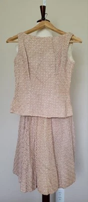 Conjunto De Falda De Colección Para Mujer 2 Piezas Talla XS Rosa Romántica Floral Años 50 60 Casa LEER Foto 1 de 4