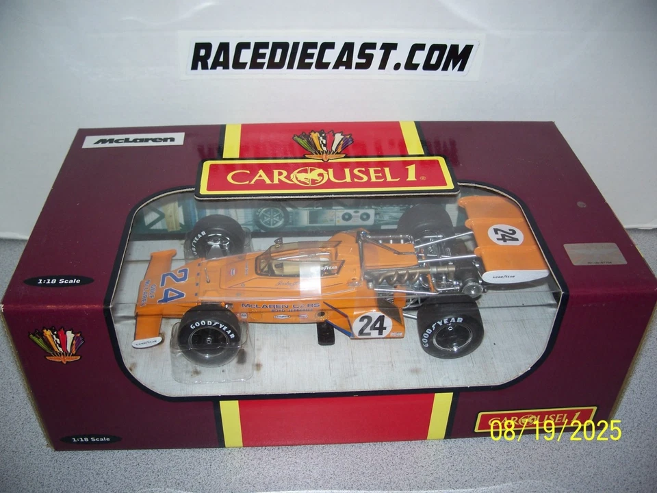 #24 GORDON JOHNCOCK  1972 INDY 500 MCLAREN  1/18 CAROUSEL 1 - Image 1 of 1