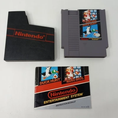 Super Mario Bros. / Duck Hunt (Nintendo) NES Cartridge, Sleeve, & Manual - Image 1 of 4