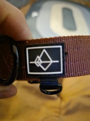 Collar de perro hecho para recorrer de nailon resistente con hebilla de metal de liberación rápida talla 0 Foto 1 de 4