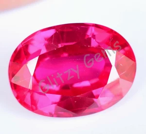 Natural Red Pink Ruby 31.35 Ct Oval CERTIFIED Mogok Loose Gemstone - Picture 1 of 5