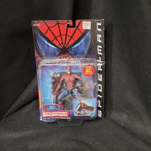 Figura de acción vintage 2001 ToyBiz Spider-Man serie 1 Battle Ravaged NUEVO - Imagen 1 de 11