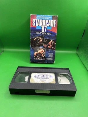 WCW Starrcade 87 Chi Town Heat On VHS 1987 Ted Turner Dusty Rhodes - Image 1 of 4