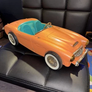 Coche deportivo convertible vintage Barbie Austin Healey Mattel Tangerine - Imagen 1 de 7