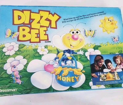 Pressman Dizzy Bee Board Game Vintage 1990 2-4 Players Age 4+ Complete  - Image 1 of 4