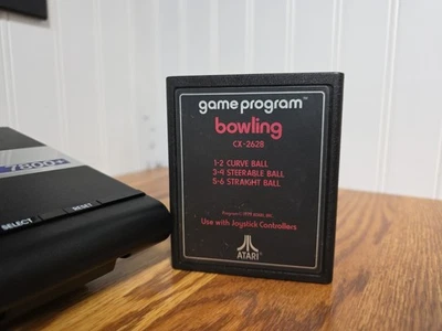 Bowling (Atari 2600, 1979) Game Cartridge Refurbished & Tested CX2628 Text Label - Image 1 of 4