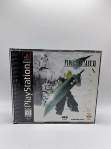 Final Fantasy VII 7 (PS1, 1997) sehr guter Zustand Black Label komplett CIB Handbuch GETESTET - Bild 1 von 11