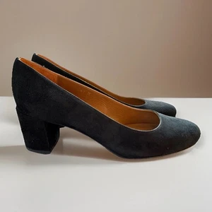 Margaux El Tacón Negro Gamuza Mujer Talla 9.5 (EU 41 M) - Imagen 1 de 9