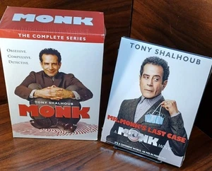 Monk:The Complete Series (DVD)+Monk's Last Case (Blu-ray)Slipcover-NEW-Free S&H! - Imagen 1 de 9