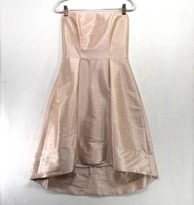 Alfred Sung Kleid Damen 4 trägerlos oder mit Trägern hoch niedrig formell Taschen neu mit Etikett - Bild 1 von 14