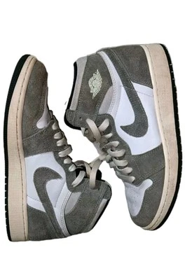 Nike Air Jordan 1 Retro OG Youth 6 Y / Womens 7.5 Washed Black Shoes FD1437-051 - Image 1 of 4