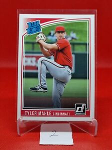 2018 Donruss Rated Rookie Tyler Mahle, Reds, Twins Lot #2