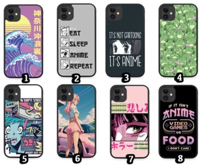 Anime Rubber Phone Case Japanese Waves Comic Books Style Design Cartoons Cartoon - Picture 1 of 2