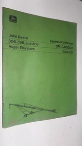 john deere operator manual Auger 306,396,308 Vintage (S-4) - Picture 1 of 1