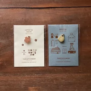 TRAVELER’S notebook Starbucks Reserve Roastery Tokyo 2 types tag SAKURA & MUG - Picture 1 of 5