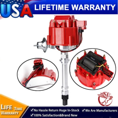 Racing HEI Distributor w/ 65K Coil For Chevrolet/GMC G30 C2500 SBC 350 V8 59107C - Image 1 of 4