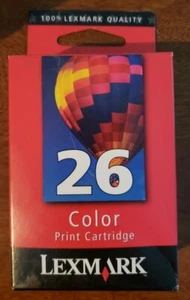 Lexmark 26 Color Inkjet Print Cartridge - Picture 1 of 3