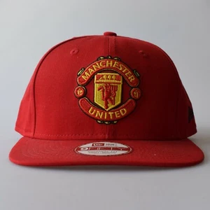 New Era Manchester United 9Fifty Rojo Gorra Snapback Sombrero S/M - Picture 1 of 3