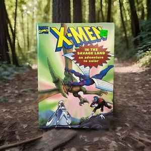 X-Men Coloring Book 1994 Marvel Comics Savage Land Vintage By Random House - Imagen 1 de 7