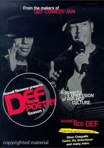 Russell Simmons Presents Def Poetry Jam: Season 1 (DVD, 2004) Mos Def, New (D) - Picture 1 of 2