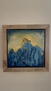 abstract oil painting framed - Picture 1 of 1