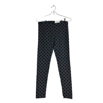 HUE Women's Burnout Polka Dot Velvet Leggings in Graphite Heather - Sz S - NWT - Image 1 of 4