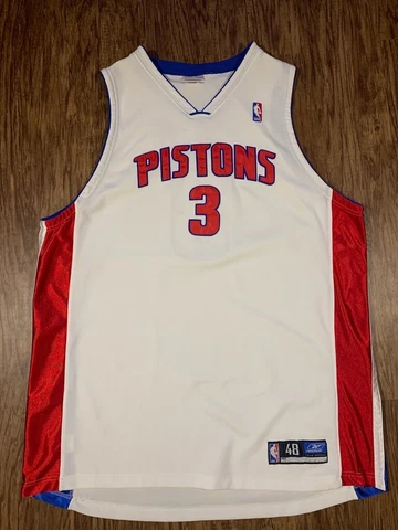 Detroit Pistons authentic NBA Ben Wallace Reebok jersey - size 48 Cover