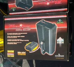 Hydrofarm Phantom Dimmable Digital Hydroponics Ballast 1000w PHE1THD 120/240v - Picture 1 of 8