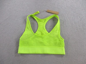 SKIMS Bralette Bra Womens Small Lime Green Mesh Perforated Swim Cover Up Tank - Picture 1 of 8