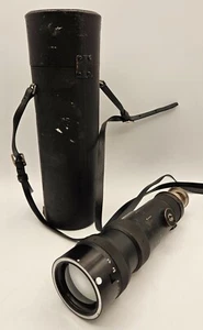 Vtg Schneider-Kreuznach Tele-Xenar 240mm Camera Lens Leather Case FOR PARTS/REPA - Picture 1 of 24